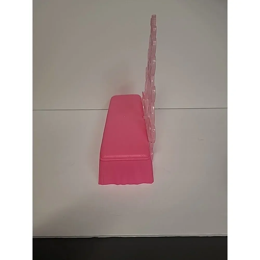 BARBIE DREAM BEDROOM BED AND HEADBOARD MATTEL 2008 PINK